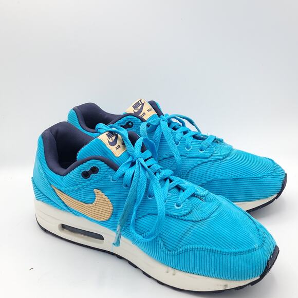 Nike Air Max 1 PRM Corduroy Men\'s Baltic Blue Sesame FB8915-400 size 11 main image 6